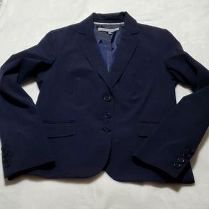 [Item #125] Anne Klein platinum midnight blue suit jacket